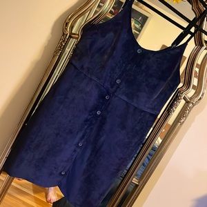Navy corduroy dress